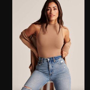 Abercrombie & Fitch Seamless Mockneck Bodysuit NWT
